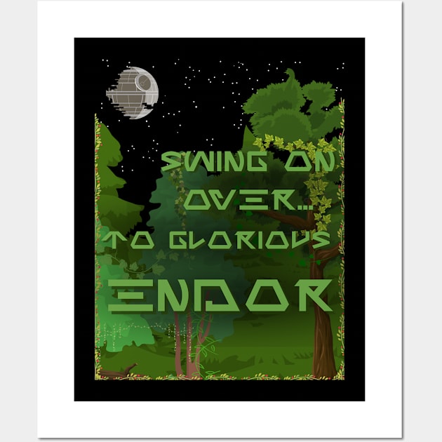 Swing on Over! Wall Art by Spatski